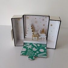 Miniature CHANEL n° 5 EDP 1,5 ml  rare coffret Noël sapin renne