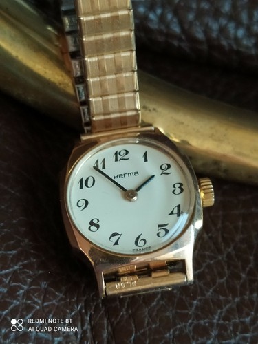 Montre mecanique herma plaque - montre,