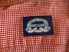 T40-42chemise homme petits carreaux rouges ,