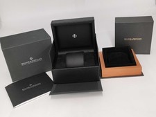 VINTAGE AUTHENTIQUE BAUME & MERCIER boîtier de montre bois noir lot de 2...