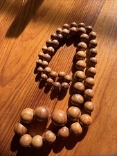 Collier En Perles De Bois
