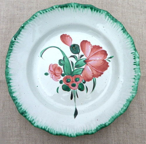 Assiette faïence l est - en,