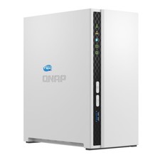 QNAP TS-233 Nas 2 Slot 3,5 " Blanc Processeur Quad Core Enclosure USB Lan RJ-45