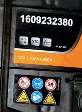 batterie voiture Eururepar 12v 70Ah état neuf à rouler 15 jours