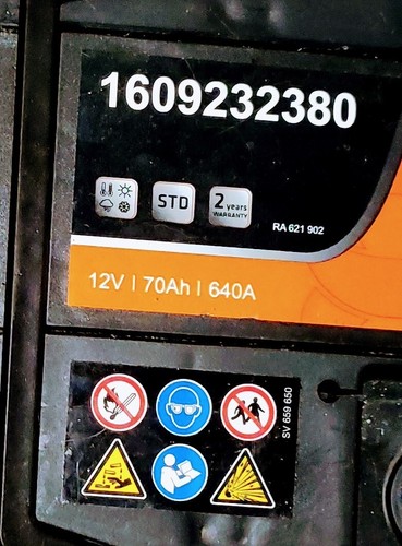 Batterie voiture eururepar - batterie, 12v