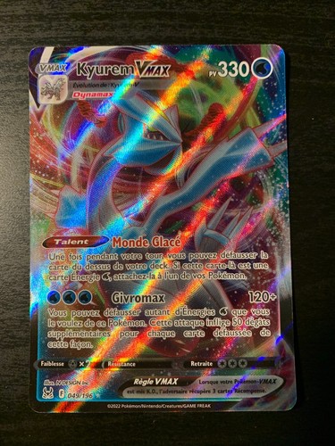 Carte pokémon kyurem - kyurem, vmax