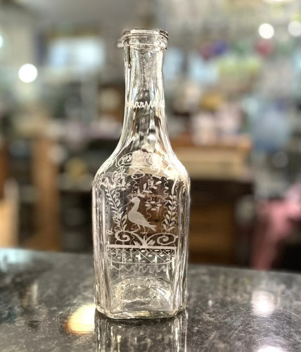 Ancienne bouteille baptême - bouteille, de