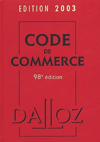 Code commerce 2003 - code, 98e