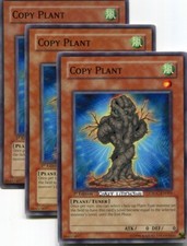 3 X YU-GI-OH COPY PLANT 1ST ED