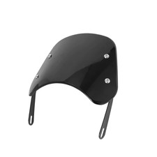 Bulle Saute Vent Déflecteur Universel Noir pour Phare Rond