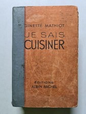 Je sais cuisiner | Ginette Mathiot | Etat correct