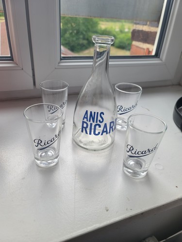 Service verres carafe ricard - 4,