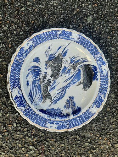 Plat porcelaine imari fin - plat,