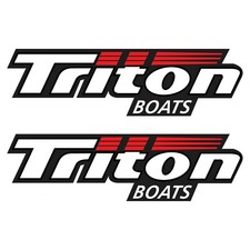 2x TRITON BOATS Vinyl Decal