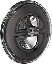 Parabole LED homologuée 7" avec fixation nacelle noire Drag Specialties Harle...