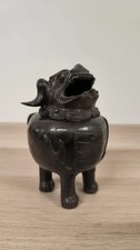 Ancien Brûle-Parfum en Bronze Asie Chine Antique Incense Burner China