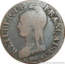 B9235 Directoire 5 Centimes Dupré an 8/7 A Paris ->Make offer