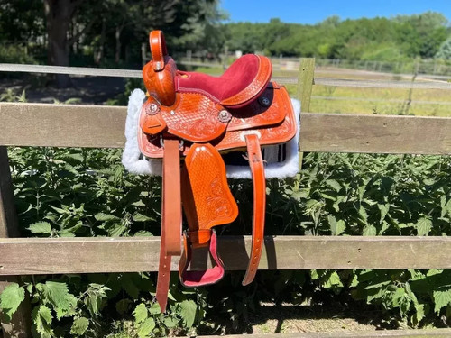 Selle cuir cheval - cheval, western