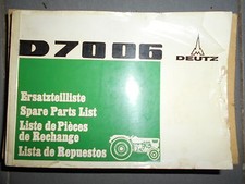 DEUTZ tracteur D7006 - D 7006