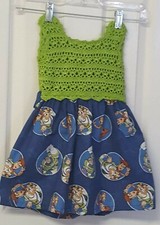 Handmade Crochet Girl Dress -