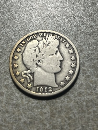 1912 barber half dollar - 1912,