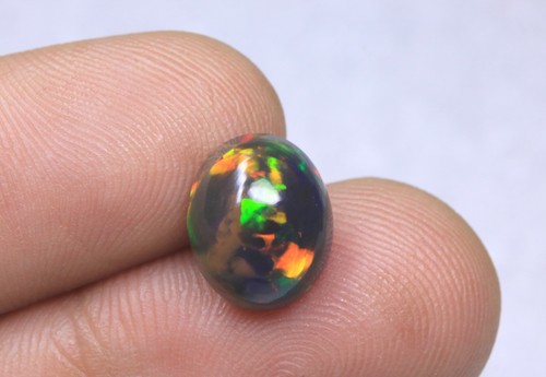 Cabochon opale noire aaa - opale,