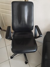 Authentique Fauteuil Vintage Drabert - Années 70/80 - Cuir - Fabrication Alleman