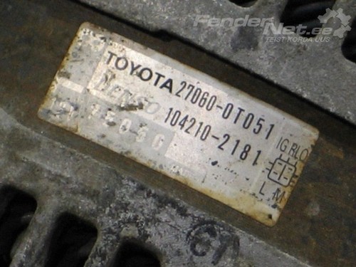Toyota auris 150 2010 - 150,