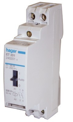 Contacteur jour nuit hager - contacteur, hager-