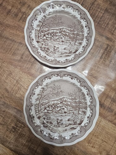 Paire assiettes à - d'assiettes,