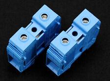 2 x ENTRELEC  bloc de jonction bleu neutre D70/22 borne bornier ( DE813 )