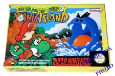 YOSHI'S ISLAND complet plateforme snes mario super nes cartouche Nintendo PAL VF