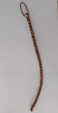 Ancien martinet en nerf de bœuf – fouet traditionnel – 71 cm