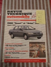 revue technique Ford Escort Orion Diesel clx gl ghia clip 1.8 d RTA depuis 1991