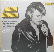 Johnny HALLYDAY " disque de platine Vol 3 : noir c'est noir " LP