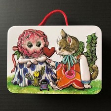 Petite boîte à outils en étain Yuko Higuchi Odougu bako avec poignée OOP HTF