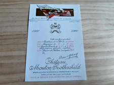 étiquette vin chateau Mouton