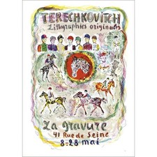 TERECHKOVITCH Kostia - Lithographie "Exposition Lithographies, Gravures, Paris" 