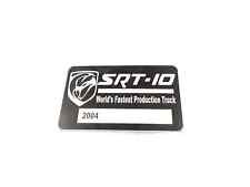 Données Plaque Pour À Dodge