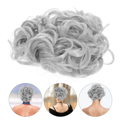 Faux chignon bouclé - chignon,