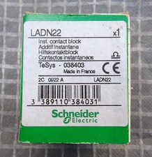 NEUF  1x SCHNEIDER ELECTRIC LADN22 / Bloc de contacts auxiliaire Tesys 2F + 2O