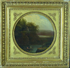 Ancien Tableau paysage