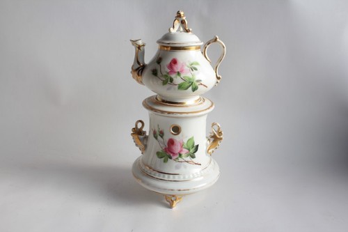 Tisanière porcelaine roses - tisanière,