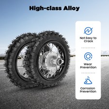 2.50-10 Tire Rim Wheel Front