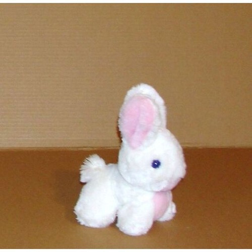 Doudou lapin blanc - blanc, aux