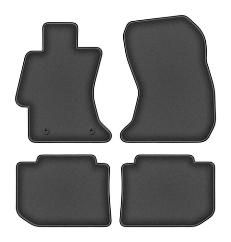 Jeu tapis velours graphite - de,