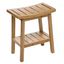 Tabouret Rangement "Bambou" 46cm Naturel