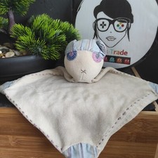 Doudou plat chat gris marron