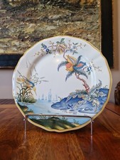 Sublime Assiette A Diner En Faience De  Gien Modèle Caraibes