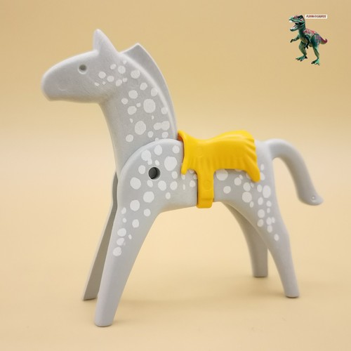 Playmobil vieux cheval gris